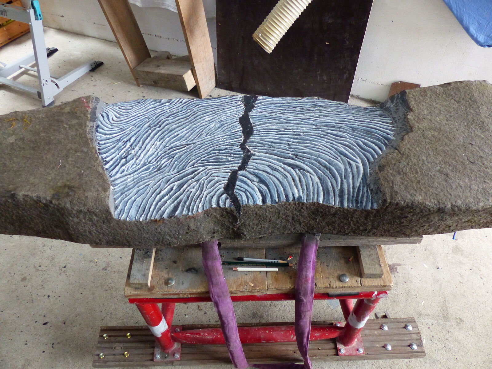 Vorbereitende Zeichnung