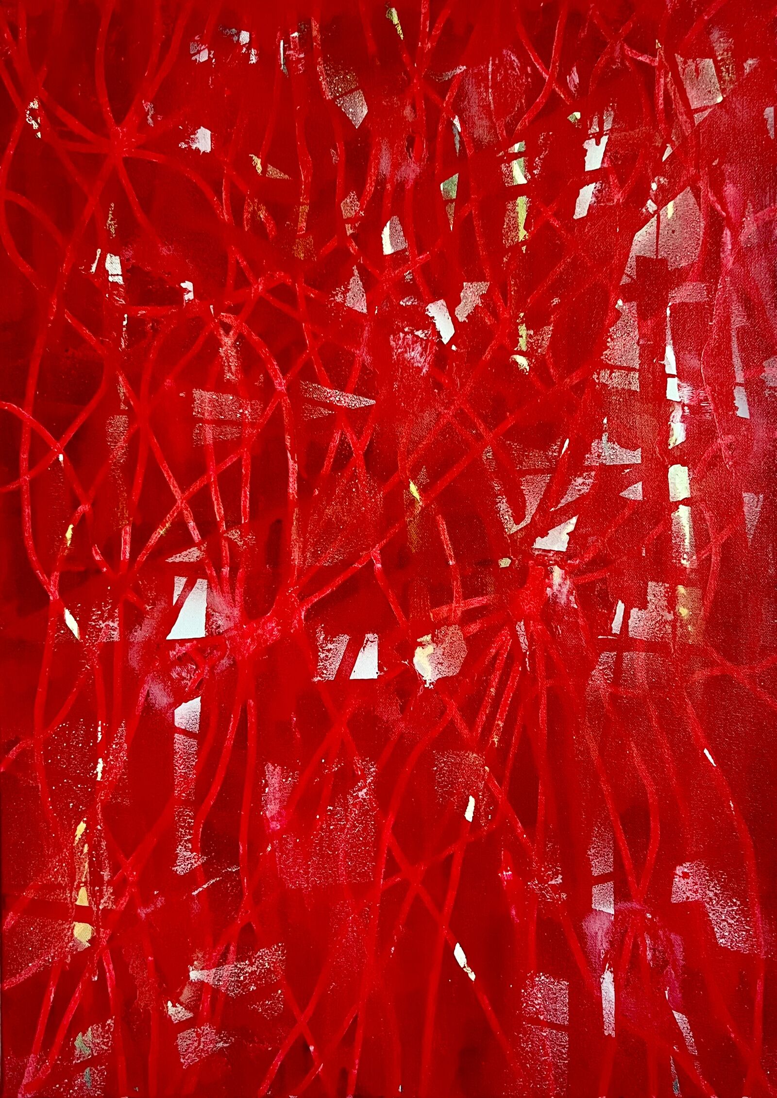 abstrait -rouge de naphtol