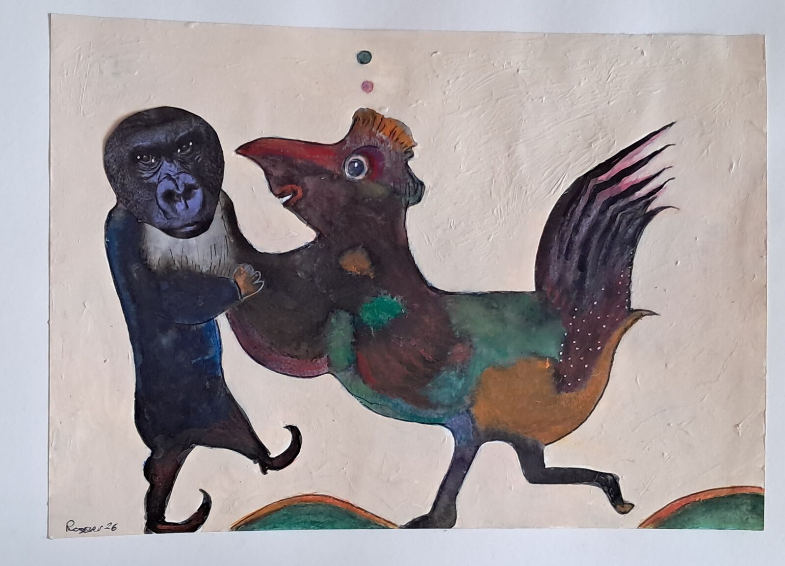 Gorilla blau