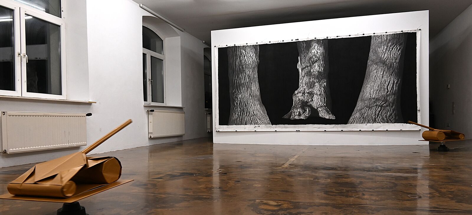 Schweigen im Walde, Ausstellung Sehsaal, Wien Nov. 2025 mit Seishi Irikawa